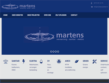 Tablet Screenshot of martenssanitair.nl